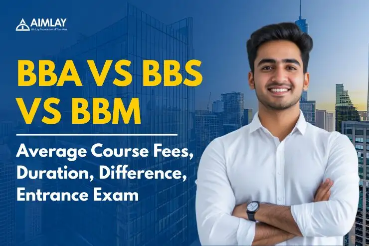Comparison between BBA, BBS, and BBM undergraduate courses in business studies.